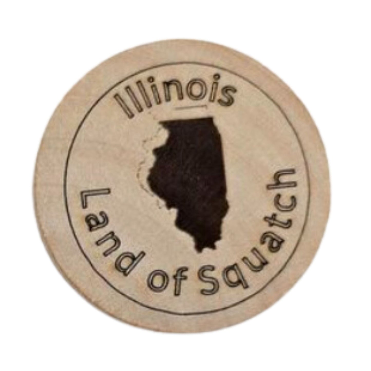 Sasquatch Illinois Wood Penny