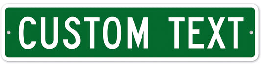 Personalized road sign